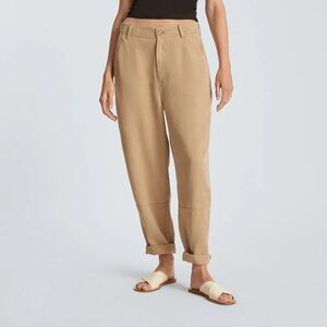 Everlane Women's Relaxed Chino Pants in Dark Khaki